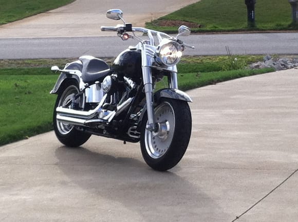 2009 Fatboy before ride today