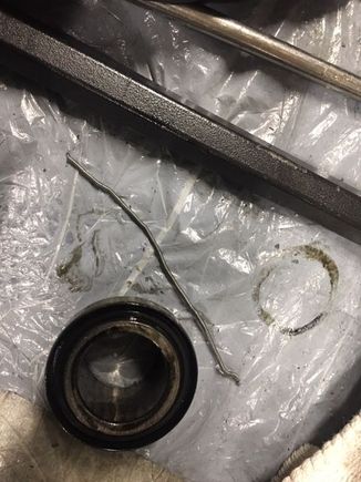crank seal blew, crank was running out of line by 22 thou!