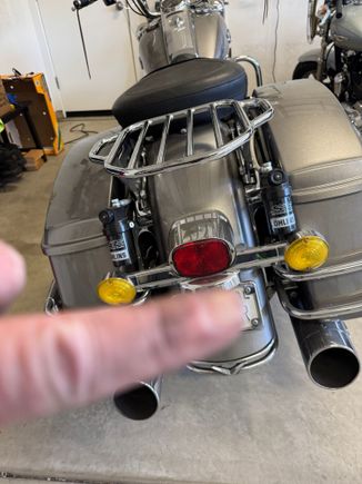 Finger over tag because.... that's how I've seen it done.