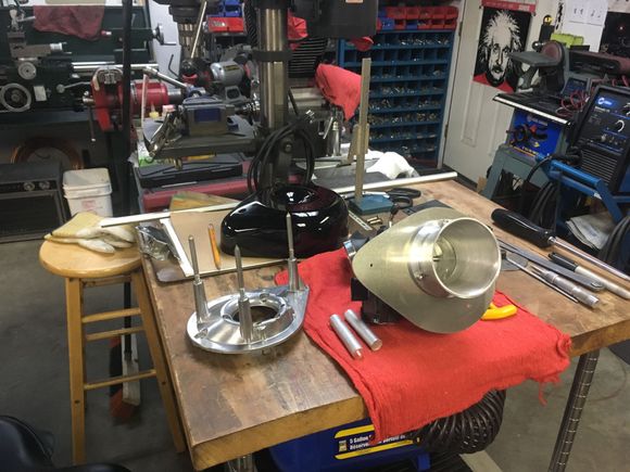 Trial fit of the first three parts , more work to do .......