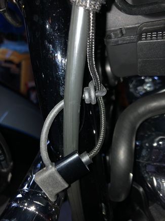 USB side, in the stowed position