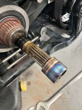 Heat her blue and it pulls off pretty good.