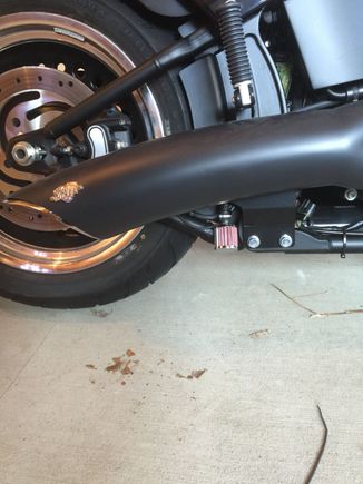 2014 Fatboy Lo. External Breather kit from DK Custom Products
