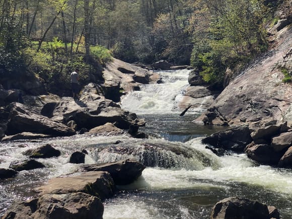 Some waterfall on Moonshiner 28 in NC