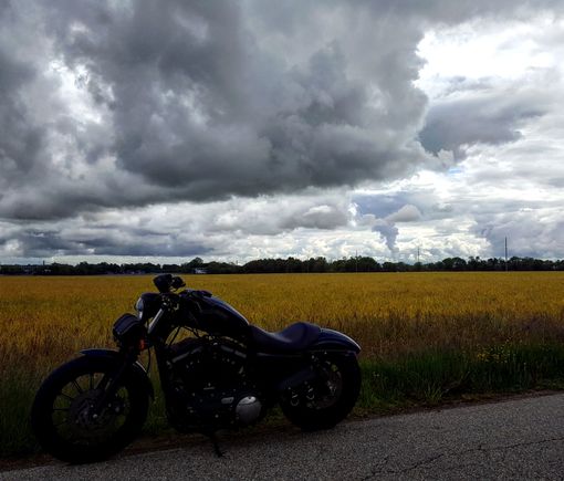 Stop to get some sky shots today in southern NJ.