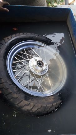 got the Tyre fitted and tested and it works perfectly no leaks. already rode for 500kms before writing this thread