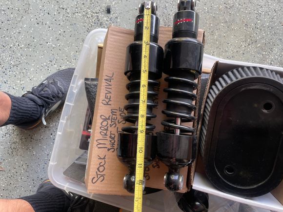 12.5 in eye to eye Sterry cable shocks