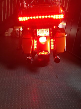Fillers work great and just plug in and go little costly through Harley but really light up the rear end..