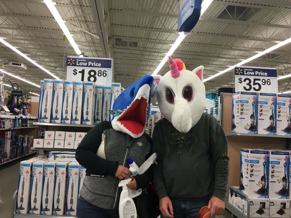 bet you never thought a shark would catch a unicorn