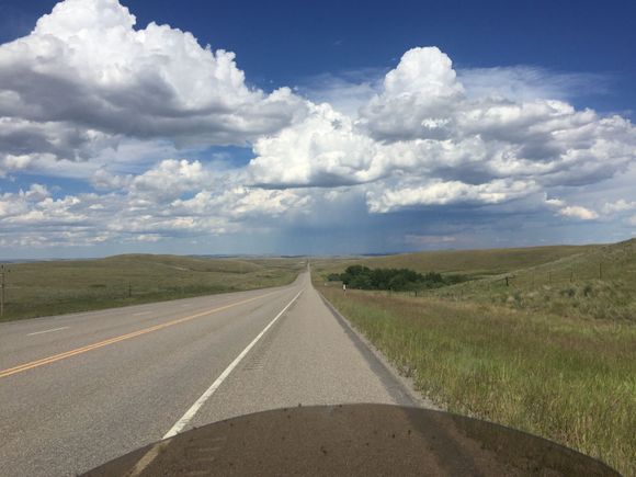 ... and Big Weather in front of me. I was heading straight towards that storm......