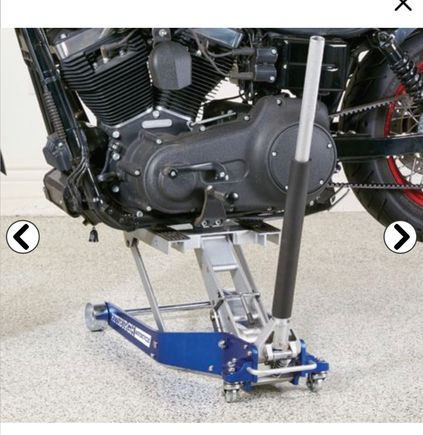 Although I always use the lift from the other side of the bike, this is the same configuration that I would need to accommodate.
I’m concerned that I will not be able to slide the jack under the frame due to where the center stand legs would touch the floor.
Does it mount close enough to the rear wheel to allow for clearance?