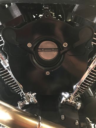 Drilled holes into backplate