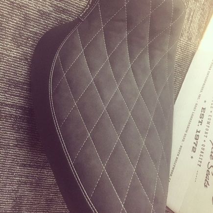 That diamond stitch though