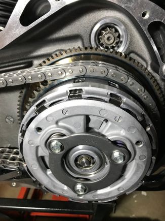 Rekluse clutch installed