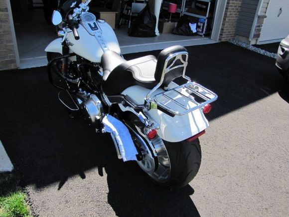 Back view of laydown plate