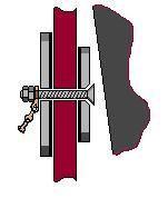 I attached a piece of brass folded chain, anchored to fender washers and screws/nuts on each end.  One end in the center of the front of the tour pack, the other on the center of the front of the lid.  There's room between the backrest for both screws on the outside.  Works great, tucks it self in as you close the lid, doesn't seem to hang up on anything.  It's just a tad longer than the tether fully extended.