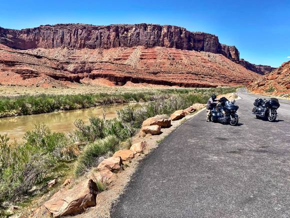 Hwy 128 from Cisco into Moab, the River Road..