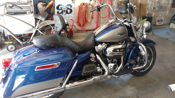 Put on Wild 1 Chubbie apes 12.5" Much more comfortable now. Stock cables fit fine, had to get wire extentions for switches PN 69200034.