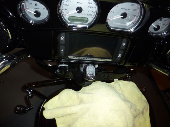 You don't have to remove the ignition switch to get the cover off. Once the cover is loose turn your bars to the right, reach up and unplug the accessory switch plug.  Then turn it to the left and do the same thing.  Even if you don;t have any accessories there are still two plugs in there..