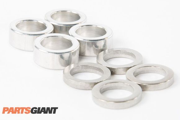 Even the spacers are high-quality machined aluminum pieces.