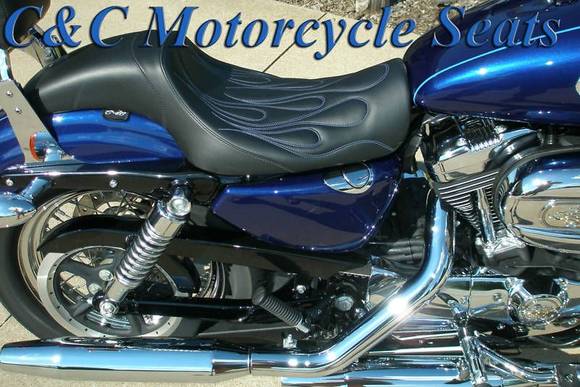 Sporty Fastback Seat
http://www.sideroadcycles.com/AmericanMotorcycles/Seats/Motorcycle_Seats.html