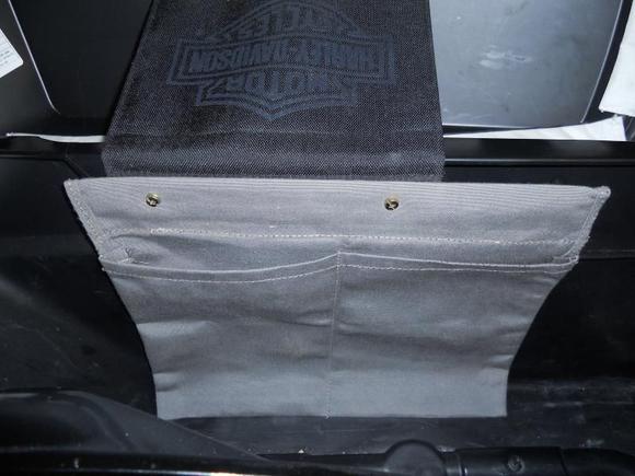 Ride side internal bag