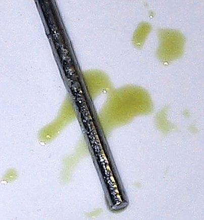 This is what came up on my dipstick. !0 minutes earliar this was brand new 50wt. What the hell?