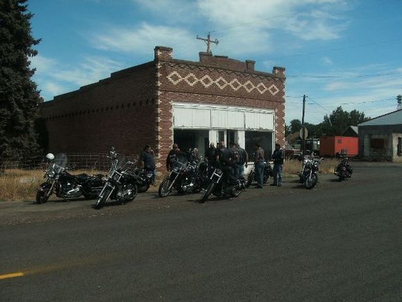Po-dunk town to the west of Goldendale