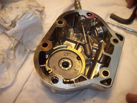 Take note of the snap ring...makes putting it back together easy.