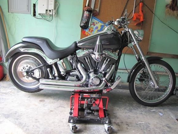 Prior to tank lift and wheels.
