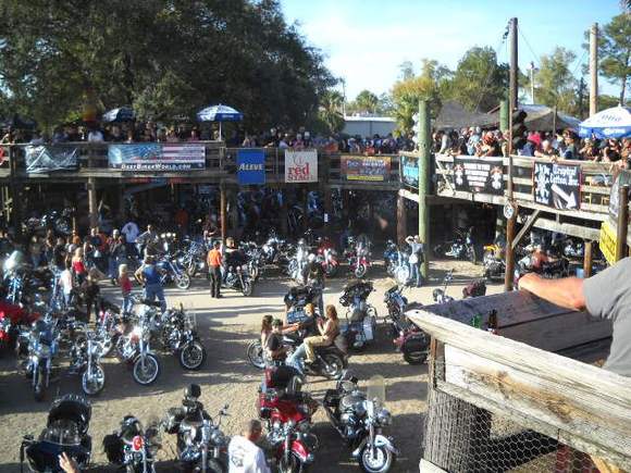 Iron Horse Saloon, up on the Balcony in the back.