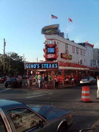 I was in the mood for a cheese steak, I went to philly and got one.