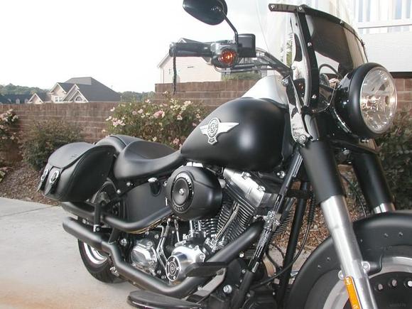 smoked turn signal lens and powder coated headlight ring
