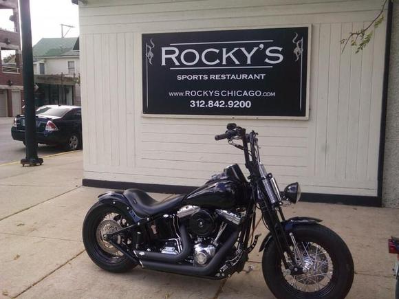 New Bars in Fornt of the Bar