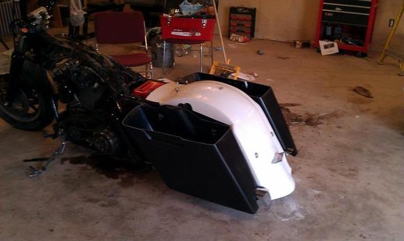 Bad Dad Extended bags and fender
