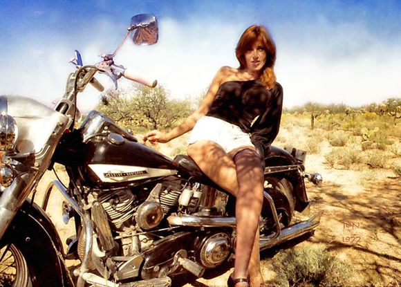 First pix with the 'police bike'.