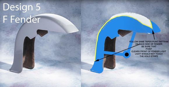 This was my front fender design.