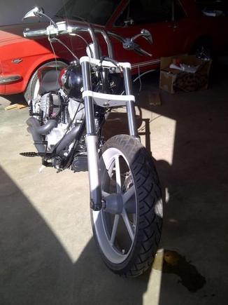 wide glide front view