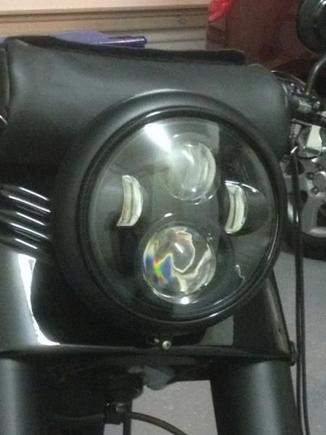 Love the new LED black headlight on my Lo