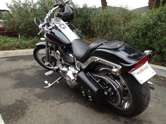 New solo seat and rear tail light.