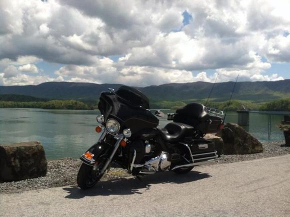 Top of South Holston Dam, NE Tennessee