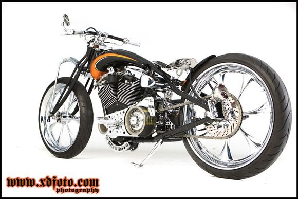 Custom Framed, 113" Ultima powered, 23" Renegades front and rear.......Kiwi Front End.....Sweet