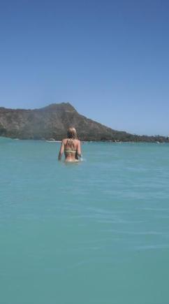 in the ocean being a godness