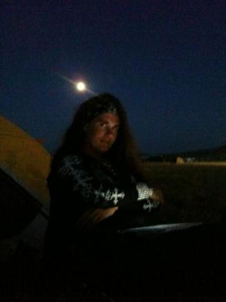 Ipad at sturgis in campground...