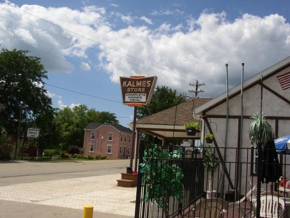 Kalmes in Iowa, great place to eat