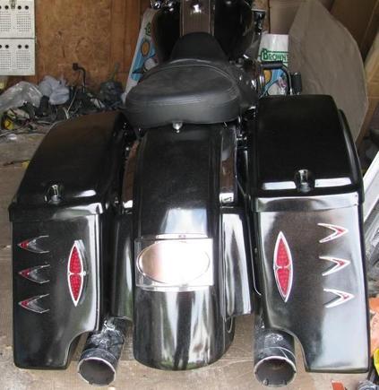 A 1 ALIEN8 REAR BAGS,    BIKERBUCKLES.COM