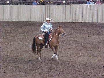 Marc and Freckles at the Monterey National Horse Show