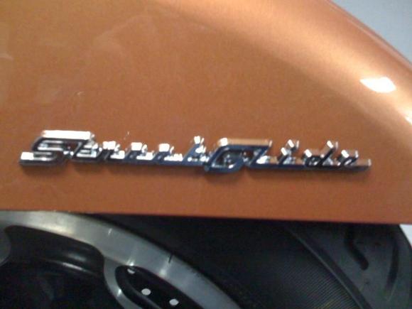 Rare Street Glide Fender Script