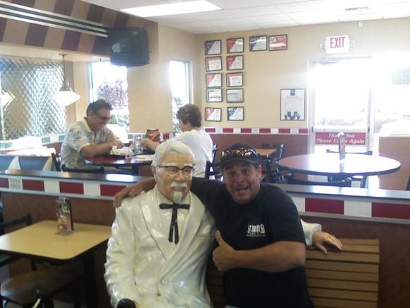 Me with the Colonel...