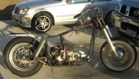 here it is after I took out the panhead motor and the tin and cleaned up at the local car wash